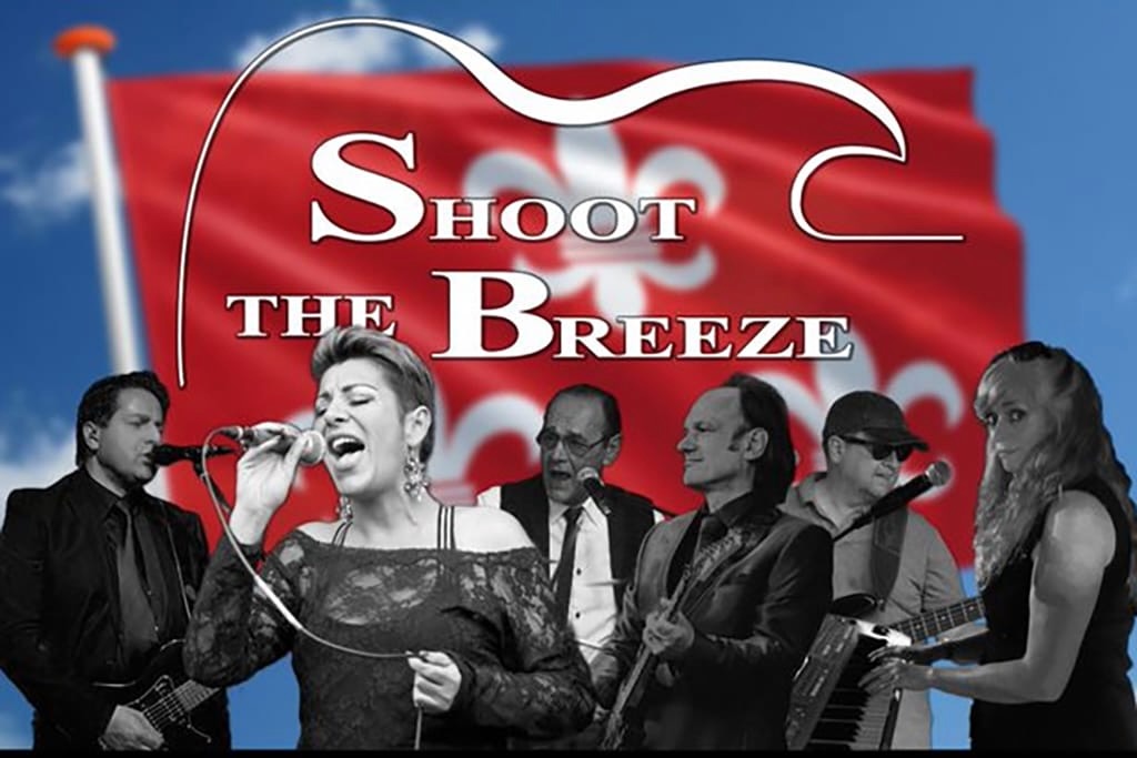 Shoot the Breeze live op het podium